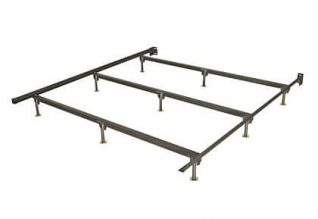 Headboard/foot Board Bolt Up Steel Super Duty/waterbed Frame (king)