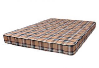 Corsicana Foam Twin Plaid Mattress.