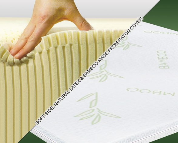 Images 2 In 1 Reversible Latex Mattress Topper