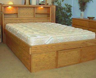 Utilize Your Waterbed Headboard. Conventional Replacement Mattress.